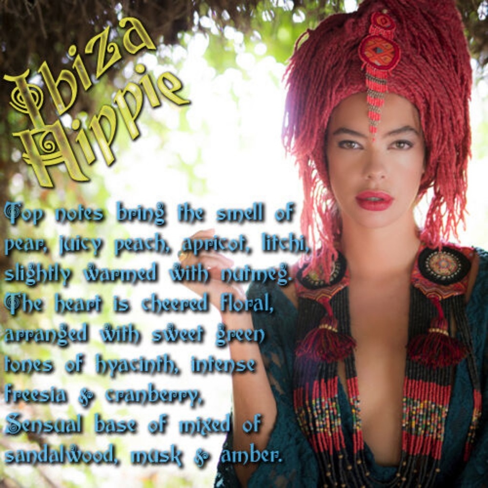 IBIZA HIPPIE Scented Fragrance Body Oil